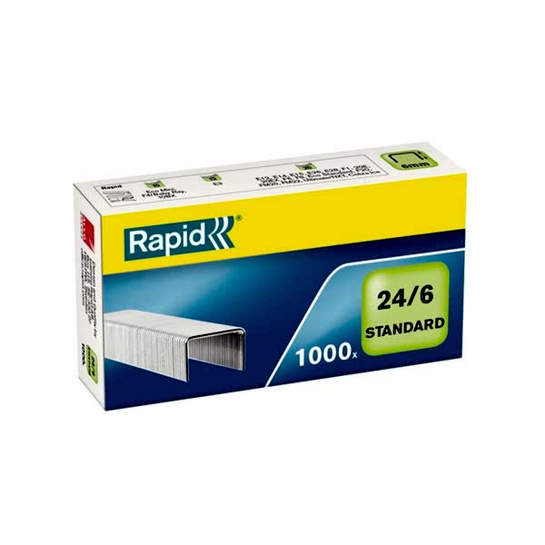 Rapid Zımba Teli 24/6 1000 li Standart 24855600 resmi