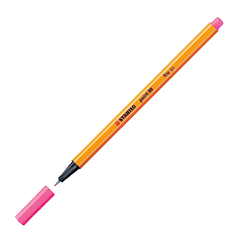 Stabilo Point 88/29 Keçe Uçlu Kalem 0.4 mm Pembe resmi