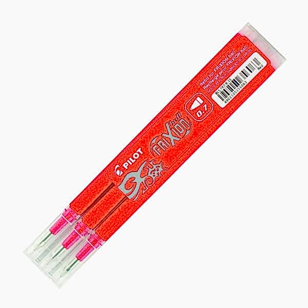 Pilot Roller Frixion Ball Yedek Refil 0.7 mm Kırmızı 3'lü resmi