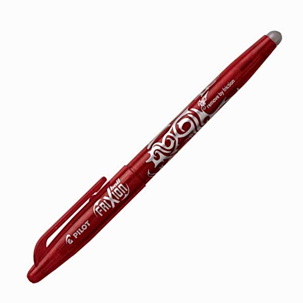Pilot Frixion Silinebilir Roller Kalem 0.7 mm Kırmızı resmi