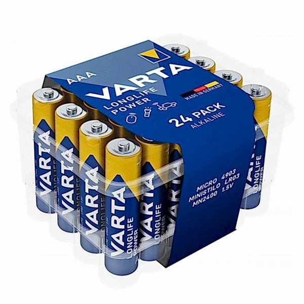 Varta Longlife Power Alkalin Pil AAA 24 Adet resmi