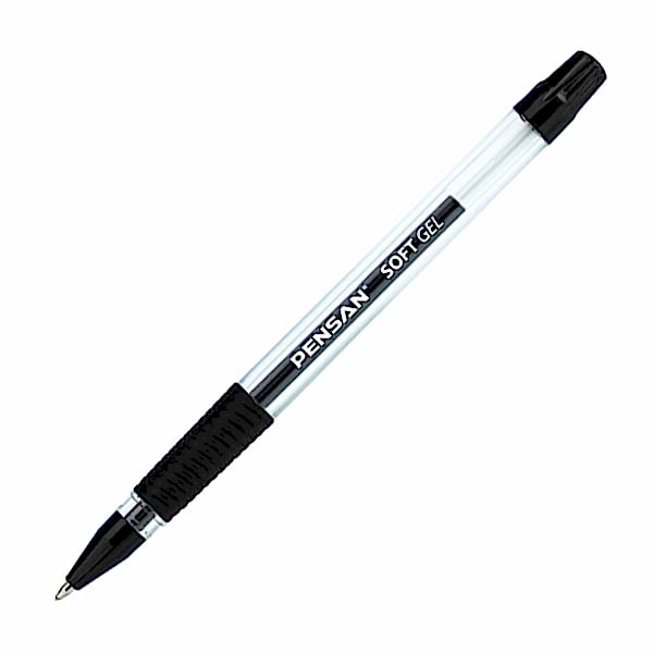 Pensan 2400 Soft Gel Tükenmez Kalem 0.7 mm Siyah resmi