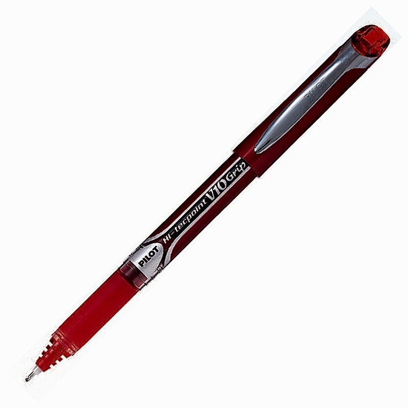 Pilot V10 Roller Kalem İğne Uç 1.0 mm Kırmızı resmi