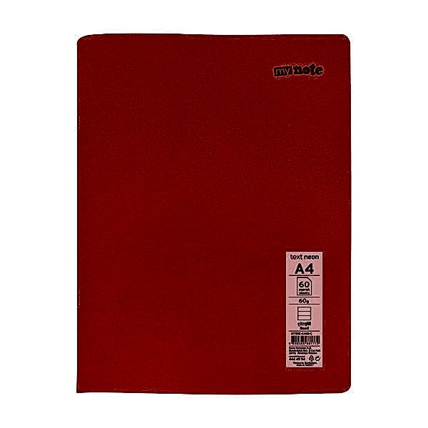 Mynote Text Pastel Defter Dikişli PP Kapak A4 60 Yaprak Çizgili resmi