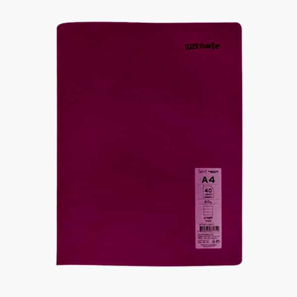 Mynote Text Neo Defter PP Kapak Tel Dikişli Çizgili A4 60 Yaprak 