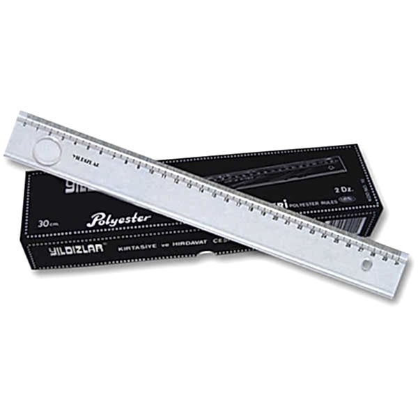 Yıldızlar 010 Mercekli Cetvel 30 cm
