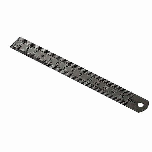 Kraf 515G Çelik Cetvel İnch Ölçülü 15 cm