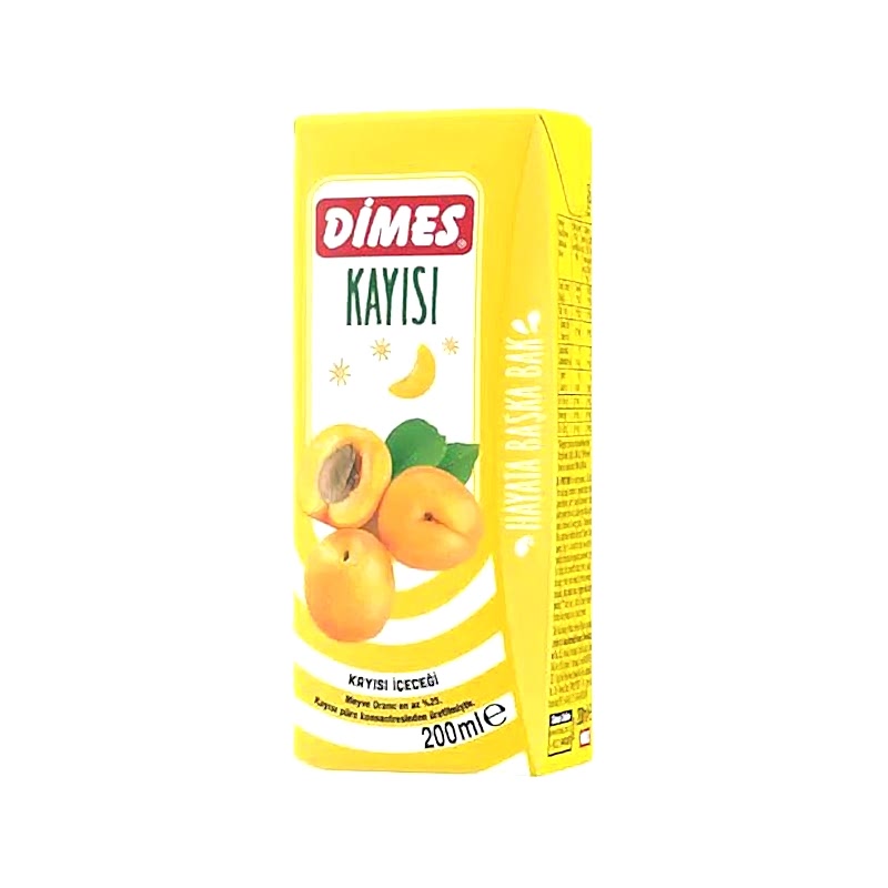 Dimes Meyve Suyu Kayısı 200 ml (27 Adet) resmi
