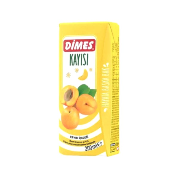 Dimes Meyve Suyu Kayısı 200 ml (27 Adet) resmi