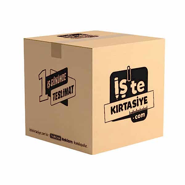 İşte Kırtasiye Taşıma Kolisi Çift Oluklu BC Dalga Mini Boy 2 Desi 220x190x120 mm Kraf resmi