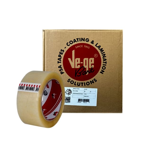 Vege Aslan Holtmelt Koli Bandı 45 mm x 100 m - Şeffaf (48 Adet) resmi