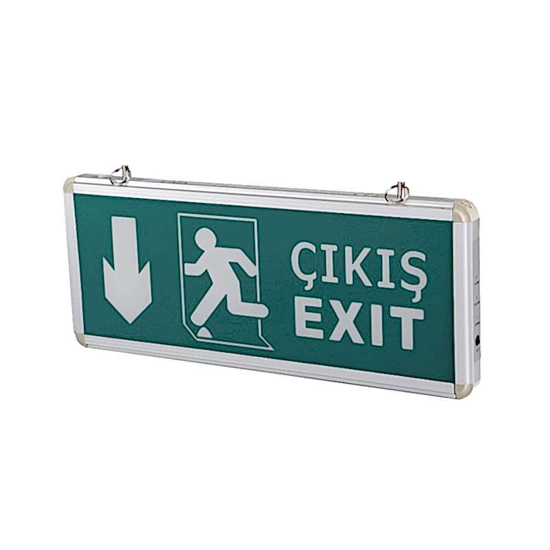 Cata CT-9167 Acil Çıkış Armatürü Ledli Exit Çıkış Aşağı resmi