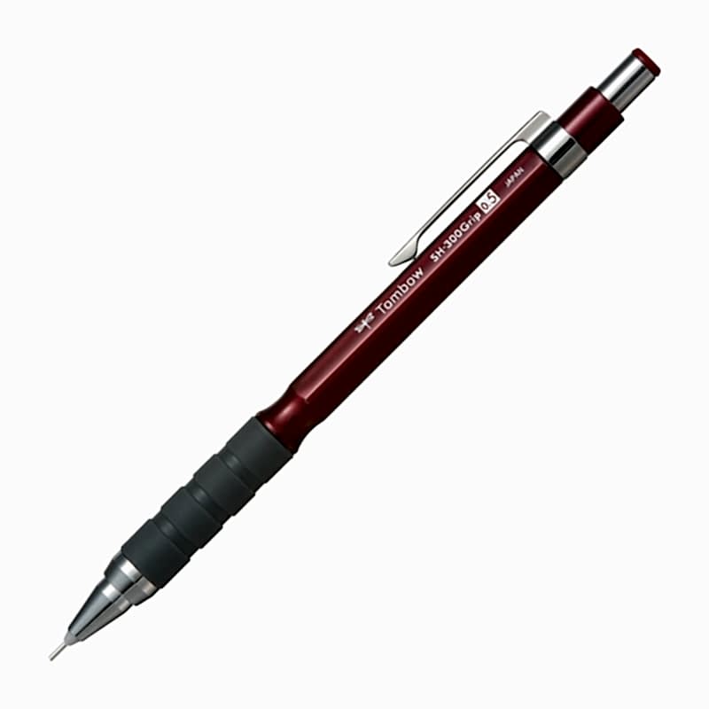 Tombow SH-300 Grip Versatil Uçlu Kalem 0.5 mm Bordo resmi