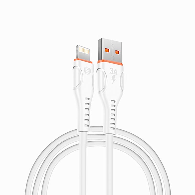 S-link SL-X242 1M 15W 3A Lightning Güvenli Hızlı Data + Sarj Kablosu resmi