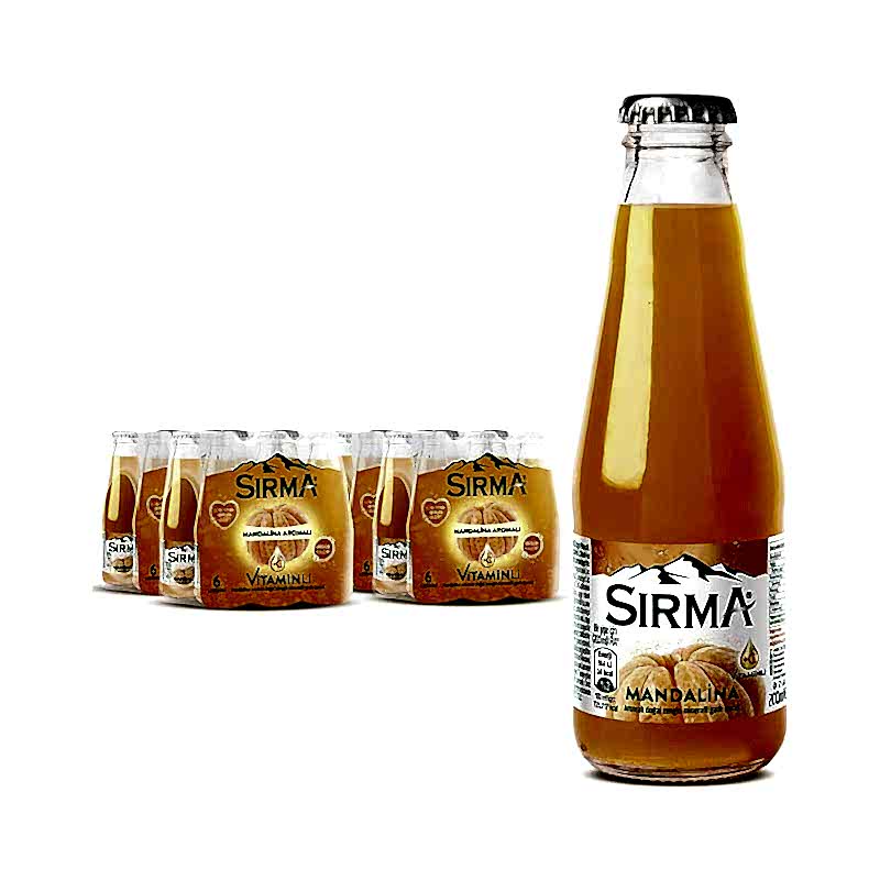 Sırma C-Plus Maden Suyu Mandalina Aromalı 200 ml (24 Adet) resmi