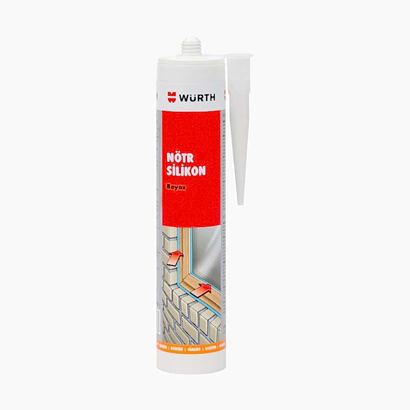 Würth Genel Amaçlı Silikon Asetat 310 ml Beyaz resmi