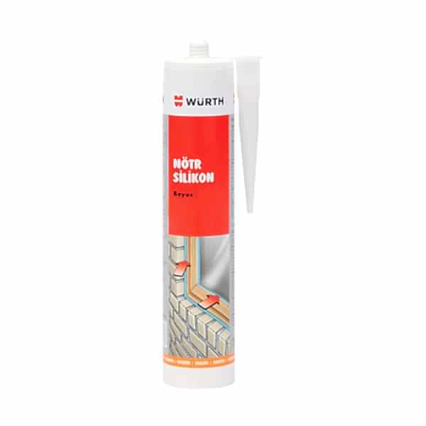 Würth Genel Amaçlı Silikon Asetat 310 ml Beyaz resmi