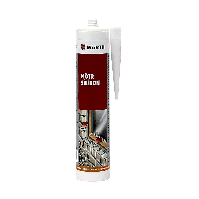 Würth Genel Amaçlı Silikon Asetat 310 ml Siyah resmi