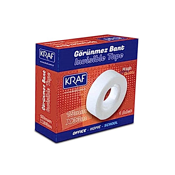 Kraf 1933 Görünmez Bant 19 mm x 33 m resmi