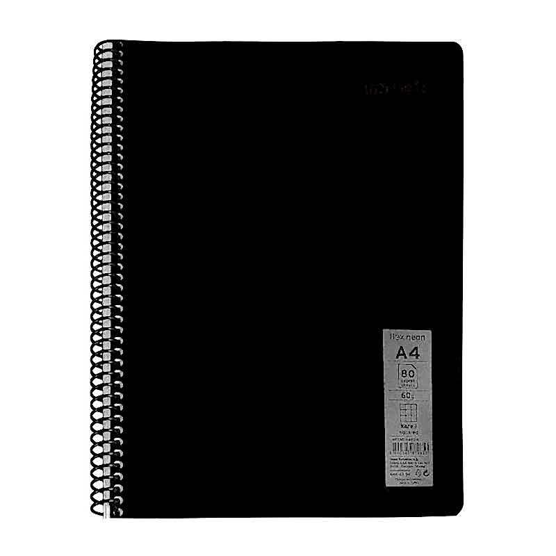 Mynote Flex Okul Defteri PP Kapak Spiralli Kareli A4 60 Yaprak