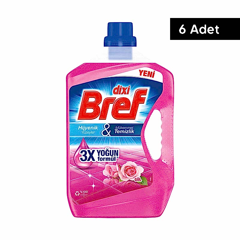 Bref Dixi Yüzey Temizleyici Gül 2.5 L (6 Adet) resmi