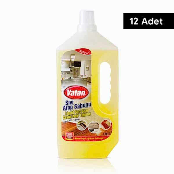 Vatan Sıvı Arap Sabunu 1 L  (12 Adet) resmi