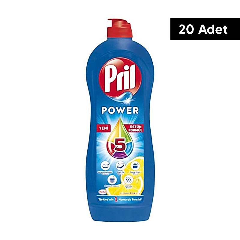 Pril Sıvı Bulaşık Deterjanı Limon Kokulu 675 ml (20 Adet) resmi