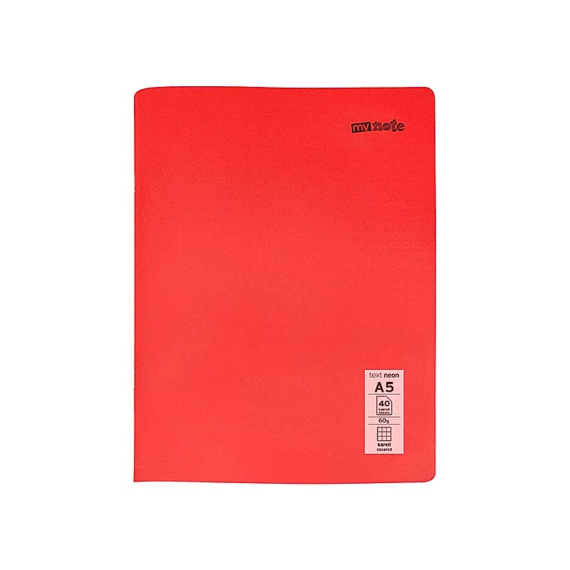 Mynote Flex Neo Defter Spirralli PP Kapak A5 40 Yaprak Kareli resmi