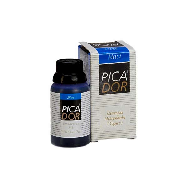 Picador Istampa Mürekkebi 30 ml - Mavi resmi