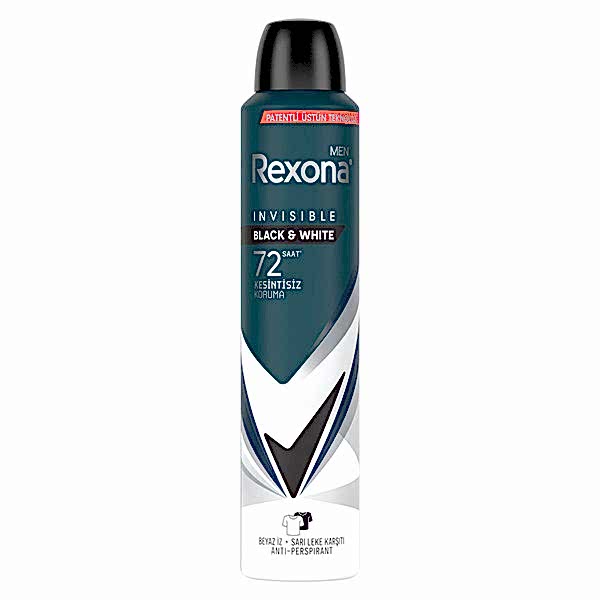 Rexona Men Invisible Black & White Erkek Deodorant 150 ml resmi
