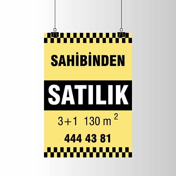 Satılık - Kiralık Afiş resmi