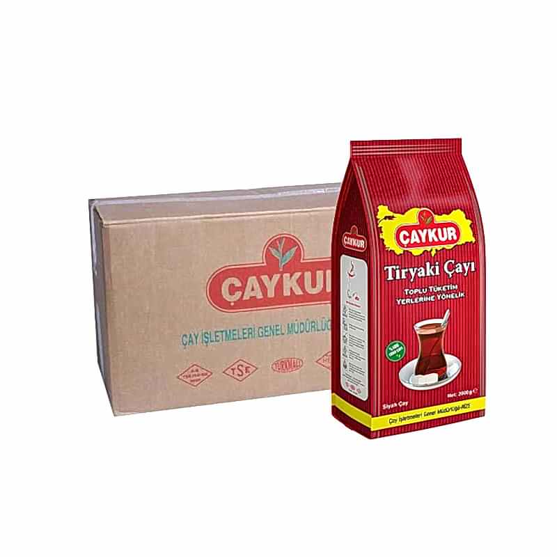 Çaykur Tiryaki Dökme Çay 2 kg (6 Adet) resmi
