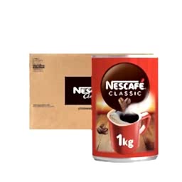 Nescafe Classic Çözünebilir Kahve 1 kg Teneke Kutu (6 Adet) resmi