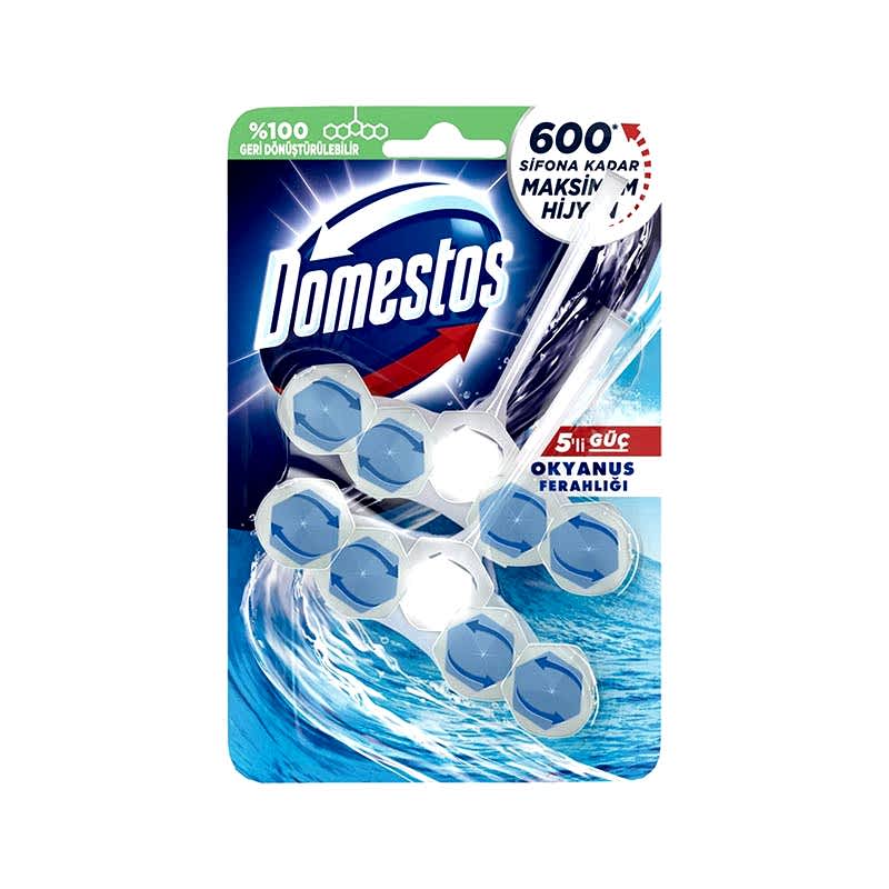 Domestos 5li Güç Klozet Bloğu Okyanus 2 Adet resmi