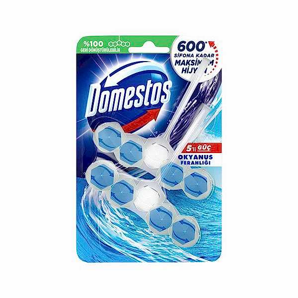 Domestos 5li Güç Klozet Bloğu Okyanus 2 Adet resmi