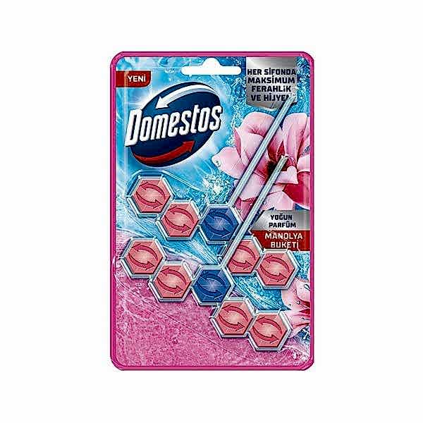 Domestos 5li Güç Klozet Bloğu Manolya 2 Adet resmi