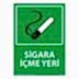 Sigara İçme Yeri Uyarı Levhası 25X35 3mm U10000, Resim 1