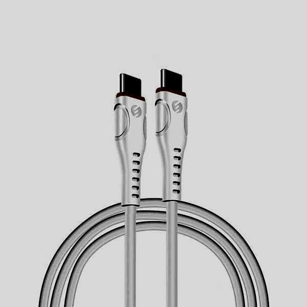 S-link SW-C130 1m 60W Type-C To Type-C Sarj Kablosu resmi