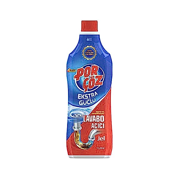 Porçöz Jel Lavabo Açıcı 1 Lt resmi