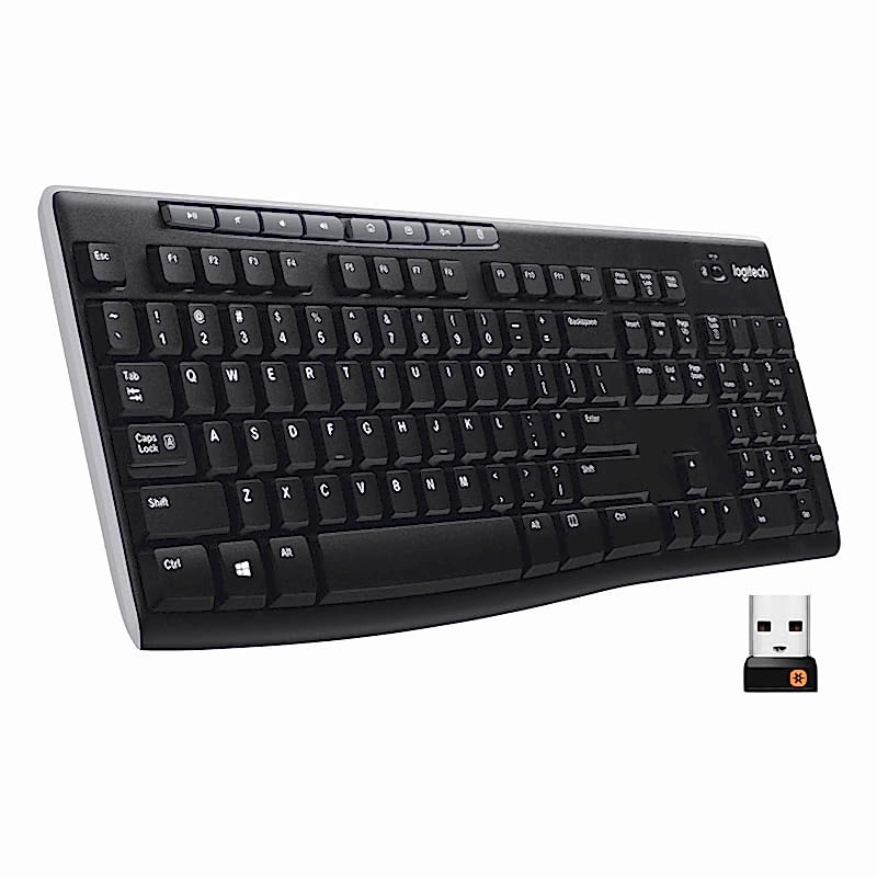Logitech K270 Kablosuz Q Klavye - Siyah resmi