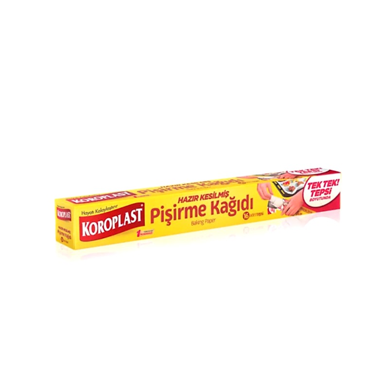 Koroplast Pişirme Kağıdı 42x37 cm 16'lı resmi