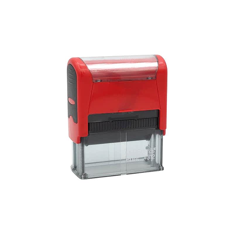 Mobi Stamps 4312 Otomatik Kaşe 18x47 mm Siyah Keçe  resmi