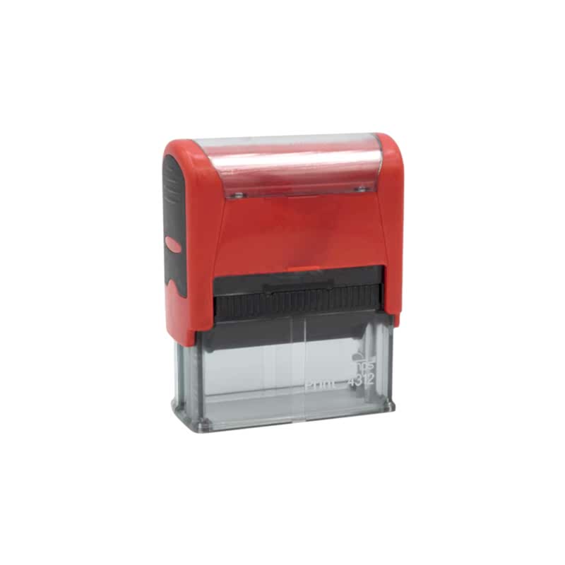 Mobi Stamps 4312 Otomatik Kaşe 18x47 mm Mavi Keçe  resmi