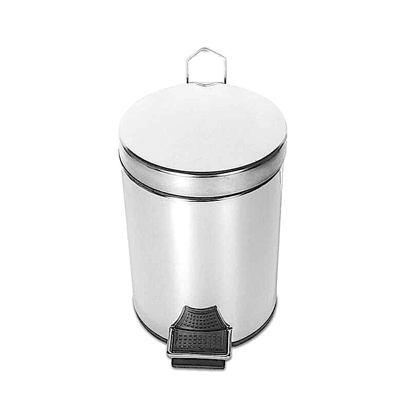 Palex 3700-308 Pedallı Çöp Kovası 8 L Krom