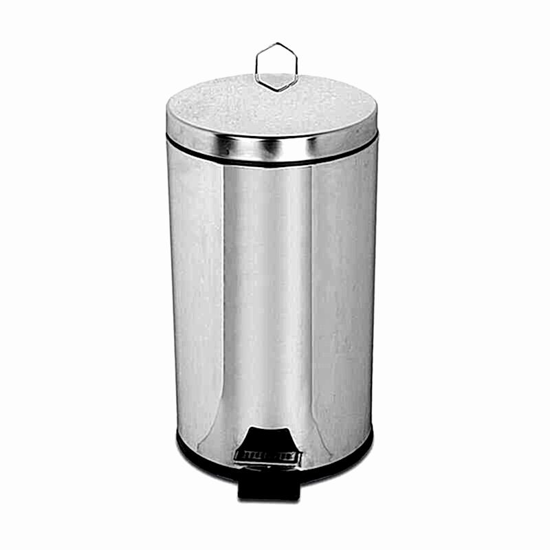 Palex 3700-316 Pedallı Çöp Kovası 16 L Krom
