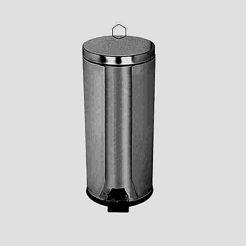 Palex 3700-330 Pedallı Çöp Kovası 30 L Krom