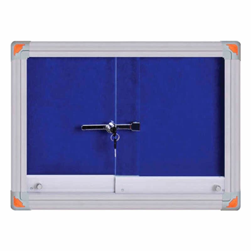 Panda Sürgülü Kilitli Alüminyum Camekanlı İlan Panosu 60 x 90 cm PAN 450