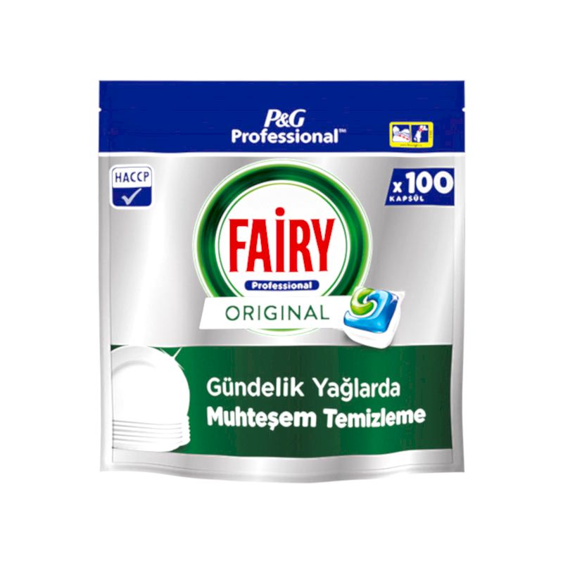 Fairy Orijinal Hepsi Bir Arada Bulaşık Tableti 100'lü Paket resmi