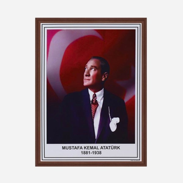 Panda Ahşap Çerçeve Atatürk Portresi 35x50 Pan425 resmi