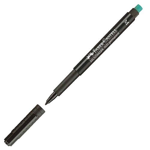 Faber Castell 1525 M Permanent Asetat Kalemi 1.0 mm - Siyah
